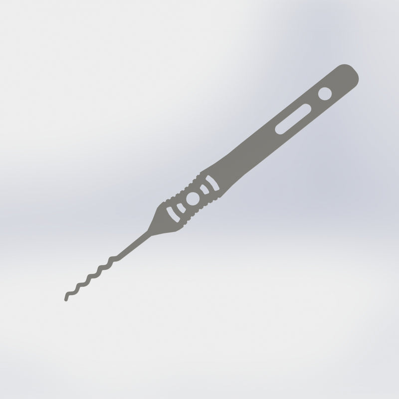 RASTRILLO SINUSOIDAL ECHO QUINT 0.6MM