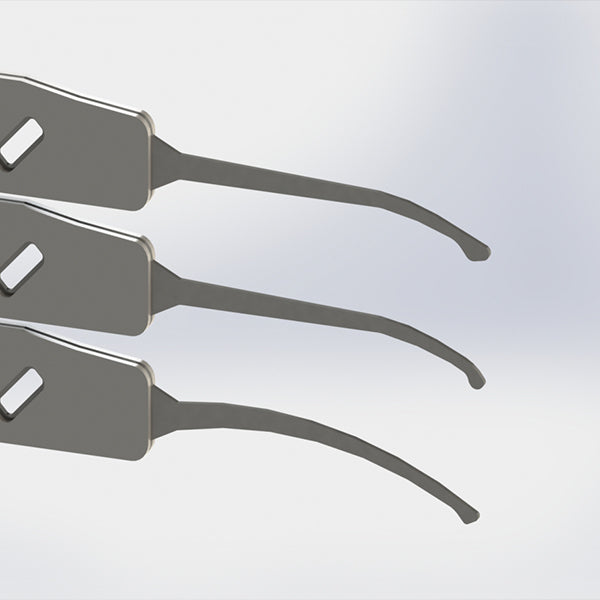 3 PIECE HYBRID PICK SET 0.6MM