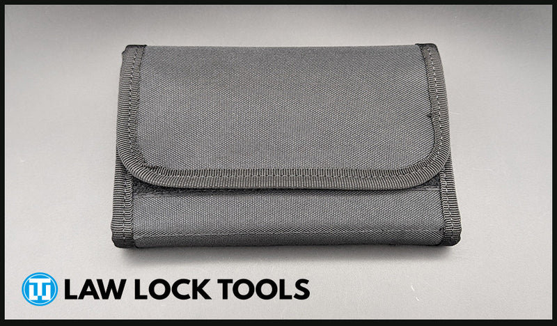 EXTRA GROSSE DREI GEFALTETE LOCK-PICK-TASCHE